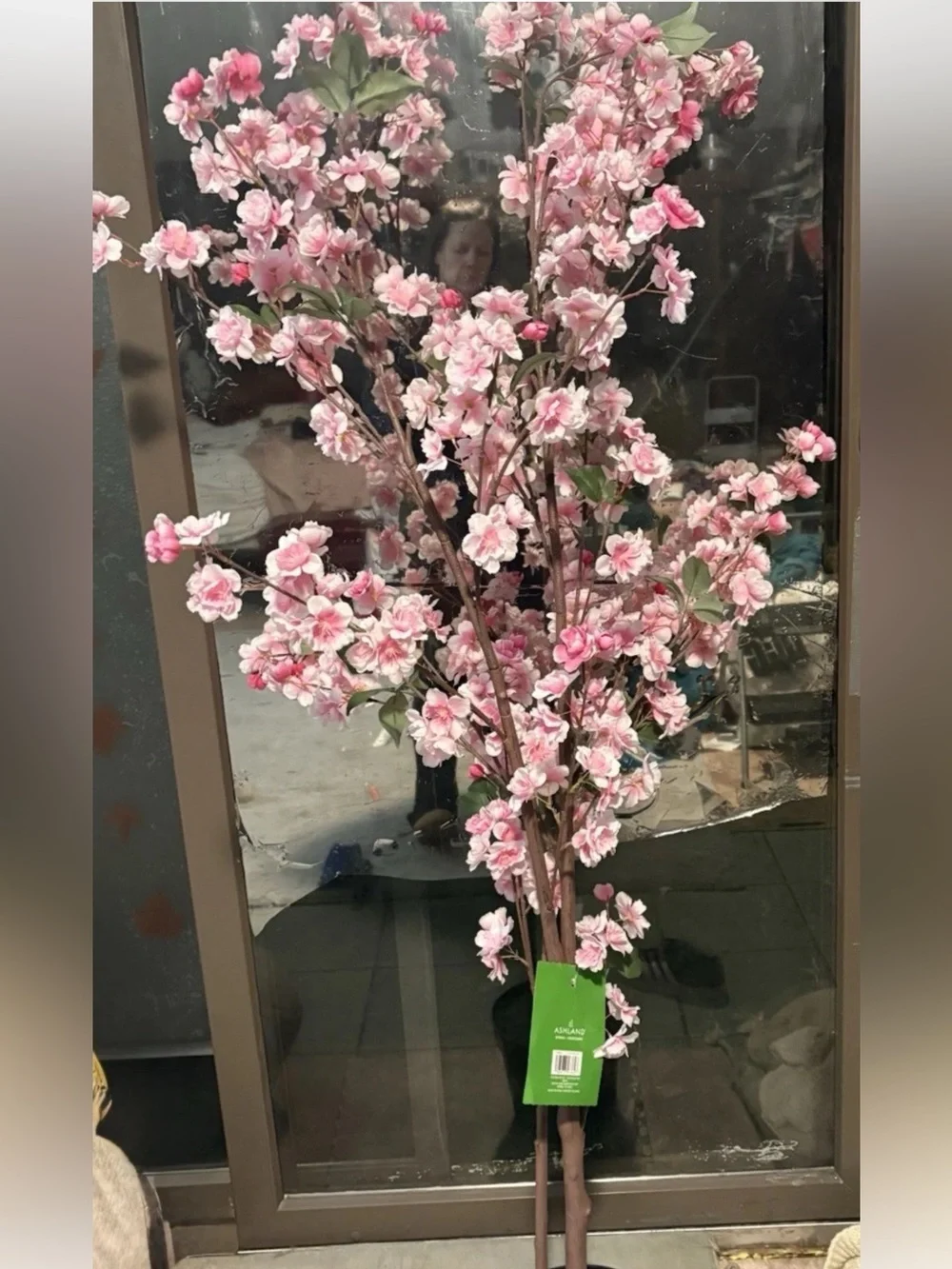 6Ft Pink Cherry Blossom Artificial Tree for Home Office Indoor Decor NWT Ashland
